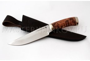 Нож из порошковой стали Elmax Егерь, рукоять - карельская береза