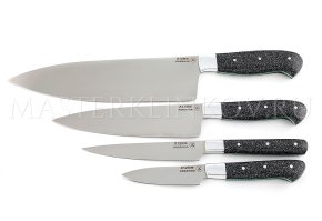 Набор кухонных ножей из стали Х12МФ, рукоять - акрил