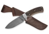 Нож цельнометаллический из стали ХВ5 Бобр, рукоять — венге