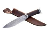 Нож из дамасской стали Беркут, рукоять - венге, литье